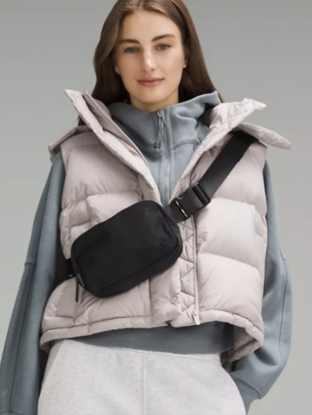 LULULEMON Unisex Black Travel Belt Bag